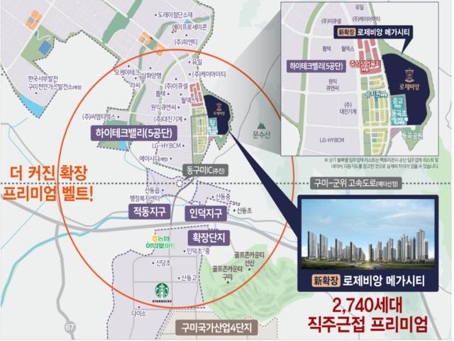 신확장 로제비앙 메가시티 입지